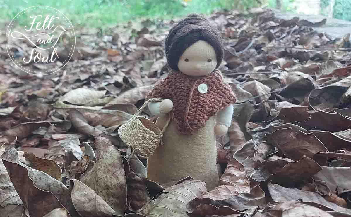 Felt and Soul gyapjúfilc tündér és szeptemberi évszakasztal